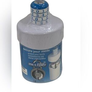 4 Thought Products Pill Pod Medication Combo Lock Box ~ Size Medium ~ NEW